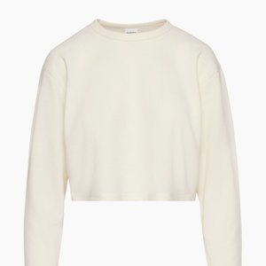 Sunday Best Baby Waffle, Long-sleeve, Size Small, Vintage White